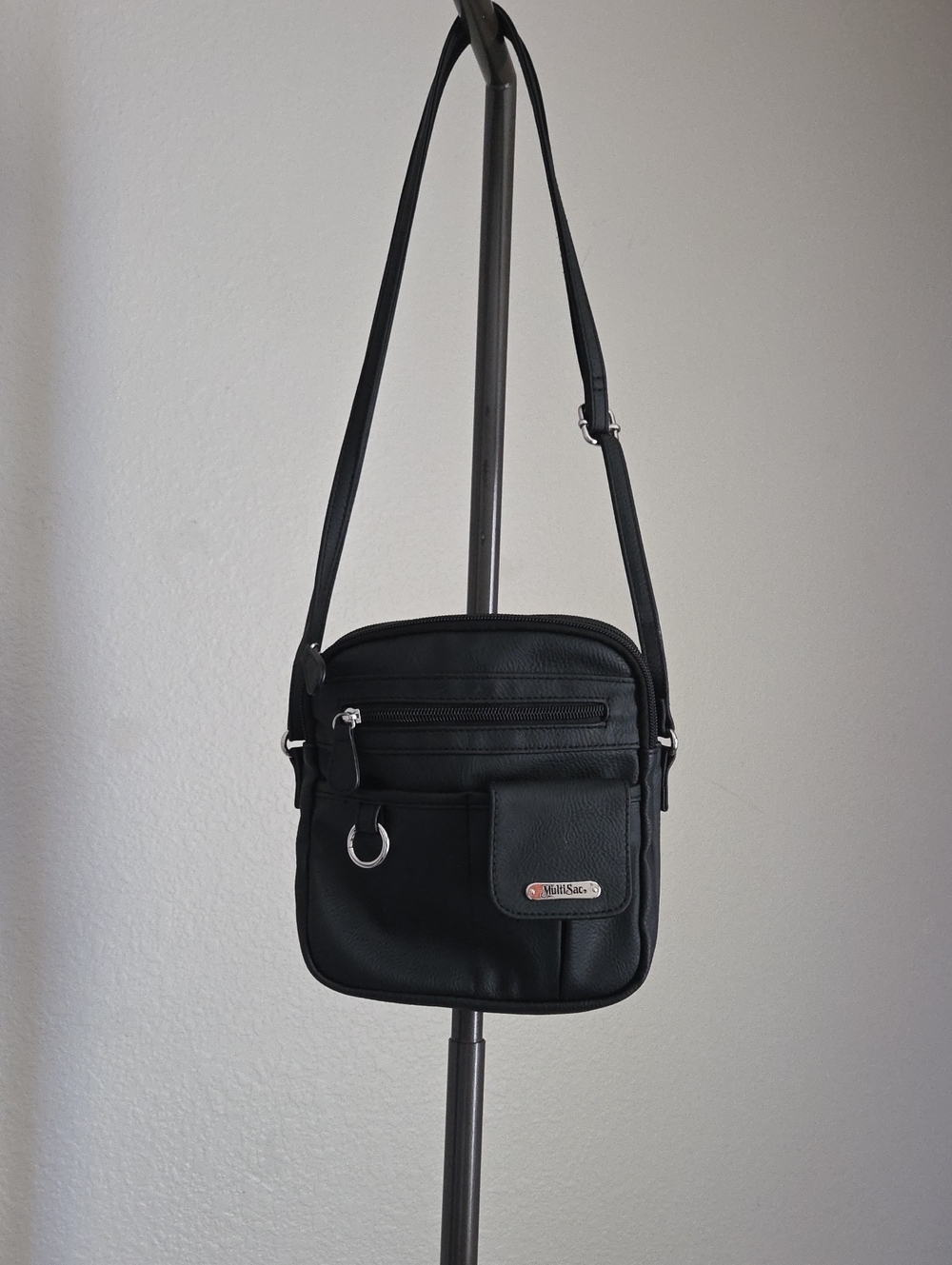 Black Crossbody Shoulder Bag for Women
